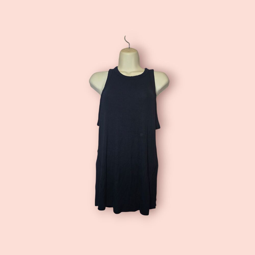 Lululemon High-Neck Running Training Active Tank Top Navy Blue Women's Size 12